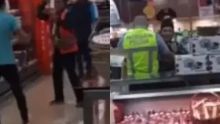 Пышақ ұстаған астаналық әйел супермаркеттің астаң-кестеңін шығарды