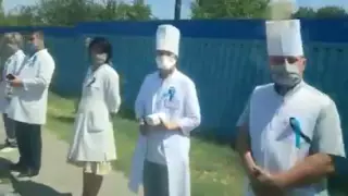 Шымкентте медициналық қызметкерлерді акцияға қатыстырған бас дәрігер жазаланады