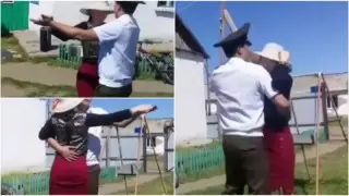 Желіде жас жұбайлардың "Тырналар" әніне билеген вальсі көңілді босатты