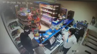 Ақтөбеде жанармай бекетіне шабуыл жасағандар видеоға түсіп қалған