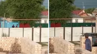 Алматы облысында болған атыс видеоға түсіп қалды