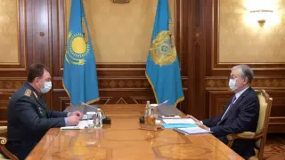 Президент жаңа тағайындалған төтенше жағдайлар министрін қабылдады