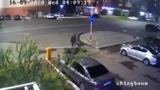 Мас күйде шлагбаумды сындырған астаналық тұрғындардан кешірім сұрады