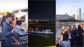 Нұр-Сұлтанда теплоходта кеш ұйымдастырғандар видеоға түсіп қалды