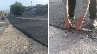 "Асфальт-кілем". Тағы бір ауылда жол сапасы сынға ұшырады