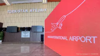 Назарбаев Түркістан әуежайының ашылу рәсіміне қатысты