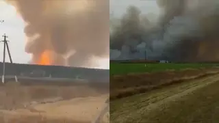 Ресейде қоймадағы қару әлі жарылып жатыр