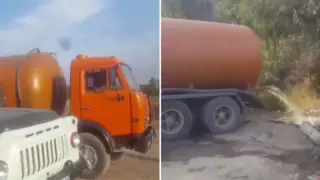 Алматы облысында қалдықты арыққа төккендер видеоға түсіп қалды