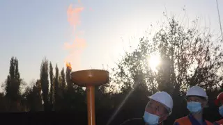 Қордай ауданындағы Қарасу ауылына көгілдір отын келді