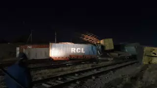 Шымкенттегі ТЖ: пойыздардың қозғалысы қалпына келтірілді