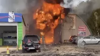 Алматыдағы техникалық жөндеу орталығында жарылыс болды