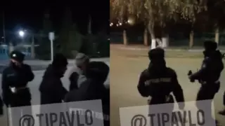 Павлодарда Ұлттық ұлан қызметкерлерімен төбелескендер видеоға түсіп қалды