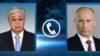 Тоқаев пен Путин Таулы Қарабақтағы жағдайды талқылады