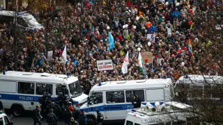Берлинде "ковид-диссиденттер" митинг өткізді