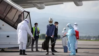 Қазақстанға ұшып келген 348 адам карантинге жіберілді