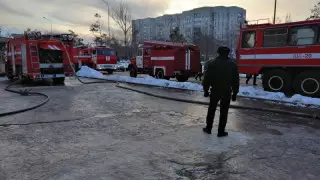 Павлодарда дүкен өртеніп, 70 адам эвакуацияланды
