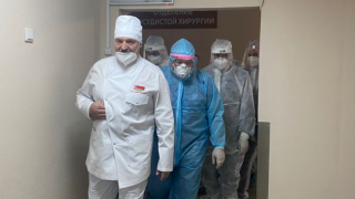 Лукашенко Могилевтағы облыстық ауруханада. © Президент баспасөз қызметі