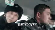 Күдіктімен селфиге түскен шымкенттік полицей қызметінен босатылды