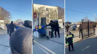 Әскери комиссариаттан қашқан жігіт видеоға түсірілді