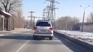 Toyota Land Cruiser жедел жәрдем көлігі алматылықтарды таңғалдырды