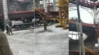 Нұр-Сұлтанда салынып жатқан мешіттің конструкциясы құлады