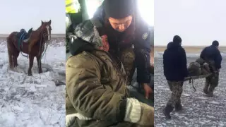 "Қар астында жан сақтаған". Бір апта бұрын жоғалған малшы аман табылды