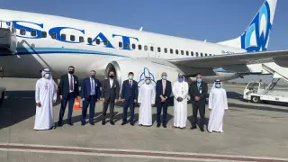 SCAT жолаушылары Рас-эль-Хаймаға алғашқы тікелей рейспен ұшты