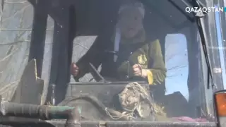 Темір техника тізгіндеген "тракторшы әже" өмірі туралы айтып берді