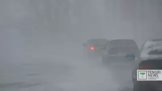 Ауа райының қолайсыздығына байланысты 4 облыста жолдар жабылды