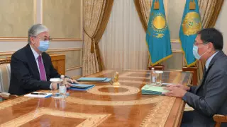 Тоқаев Ұлттық банк төрағасын қабылдады