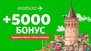 Авиатада жаңа акция. Түркияға билет үшін 5000 бонус