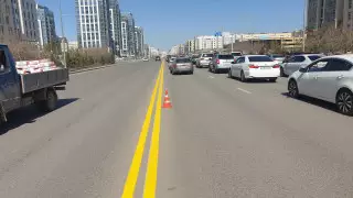 Нұр-Сұлтан жолдарында сары белгі пайда болды