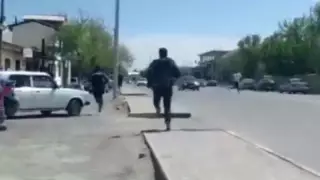 Түркістанда белгісіз біреулер тапа-тал түсте атыс шығарды