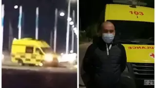 Түркістанда жедел жәрдем жүргізушісі түнгі уақытта "концерт" ұйымдастырған