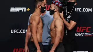 Сайран Нұрданбектің UFC-дегі алғашқы жекпе-жегінің видеосы жарияланды