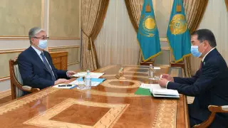 Тоқаев Конституциялық Кеңестің төрағасын қабылдады