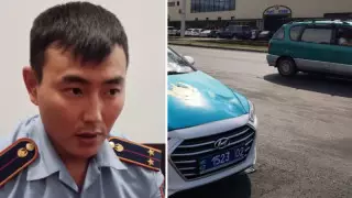 Алматыда әйелді қағып өлтірген полицейден жауап алу сәті: Кінәмді мойындаймын