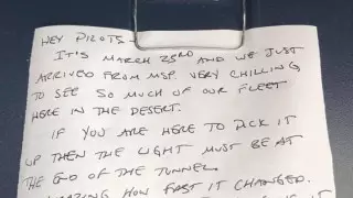 Ұшқыштың болашақ әріптесіне жазған хаты Желіде тарап кетті