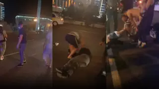 Алматыда мотоцикл жүргізушісі қағып кеткен баланың жағдайы белгілі болды