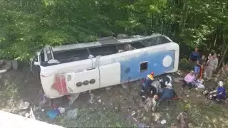 Ресейде туристік автобус апатқа ұшырады: қаза тапқандар бар