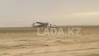 Маңғыстауда ұшақ далаға қонуға мәжбүр болды - БАҚ