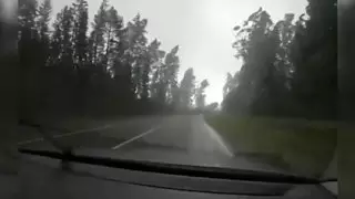 Қытайлық туристер Беларусьте қатты дауыл мен жаңбыр астында қалды