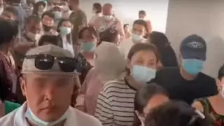 Ақтаулықтар вакцинация пунктіндегі ұзын-сонар кезекке шағымданды