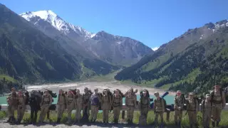 Алматы тауларында Әлия Молдағұлова мен Димаш Құдайбергеннің шыңдары пайда болады