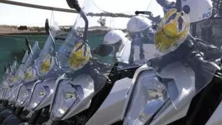 Енді алматылық полицейлер қала ішінде мотоциклмен жүреді