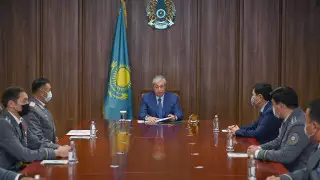 Тоқаев Мемлекеттік күзет қызметінің бастығын таныстырды