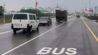 Нұр-Сұлтанда автобус жолағы уақытша алып тасталды