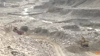 Талғар тұрғындары өзен бойындағы карьерлерді жабуды талап етті