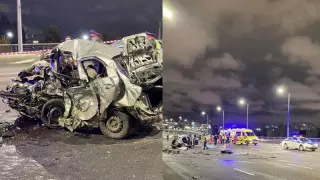 Нұр-Сұлтан көпіріндегі жол апаты: 18 жастағы қыз ауыр жағдайда жатыр