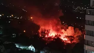 Алматыда қаңырап қалған дәмханадан өрт шықты